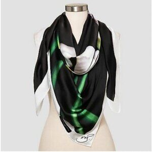 Victoria Beckham Target Women's Calla Lily‎ Black Scarf